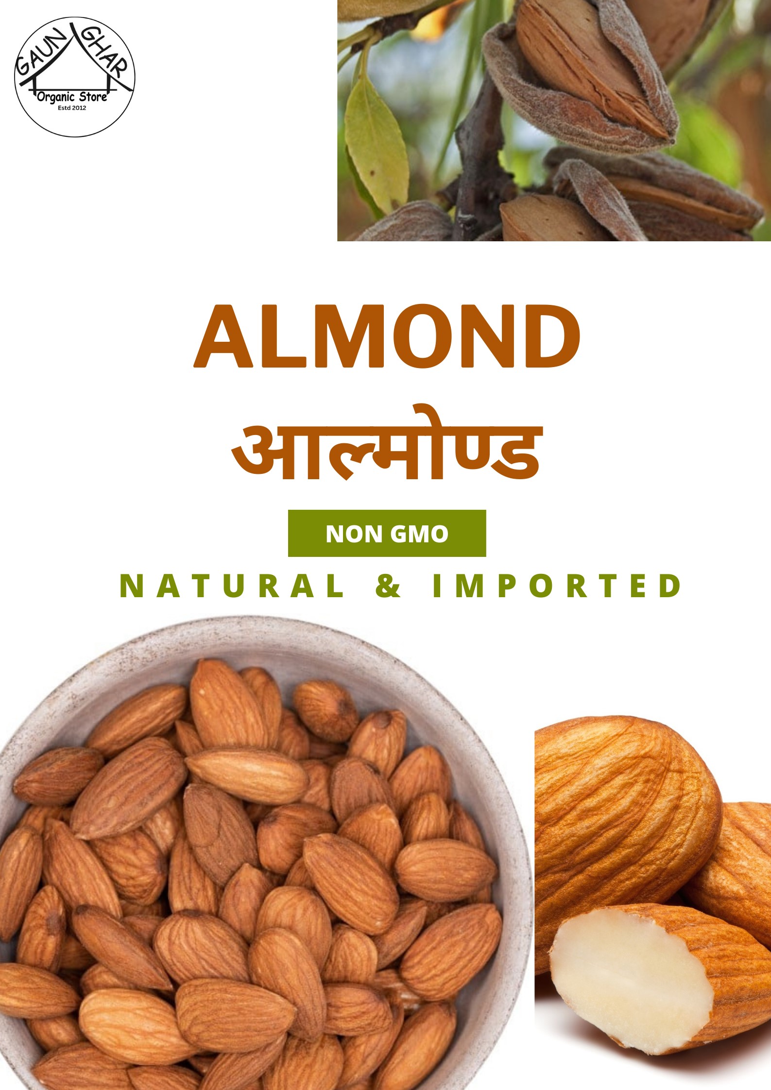 Dry Fruits ( Almond ) 500Gm